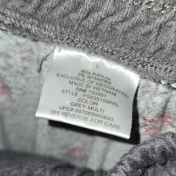 Bohemian Pink Republic Lounge Pants Size Large Soft and Stretchy with Drawstring - Picture 5 of 6